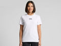 Girls staple tee White